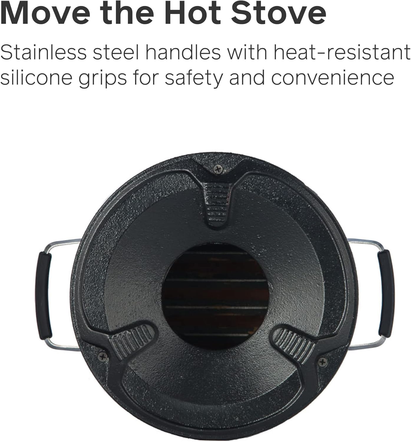 Rocket Stove, Dual Fuel Wood & Charcoal, Portable & Insulated | Heavy Duty, Emergency Use, Refractory Linings