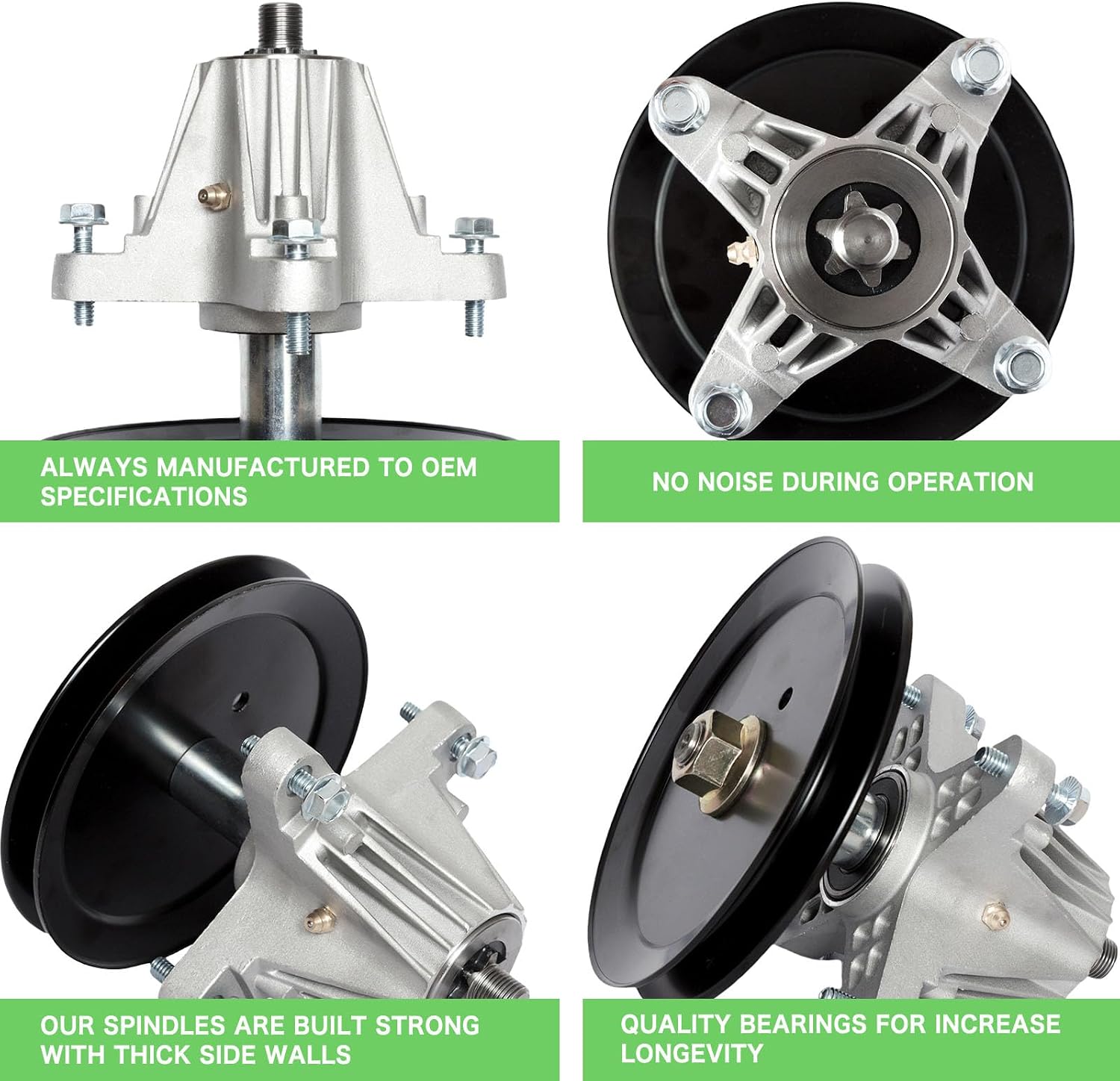 618-06989 918-06989 Spindle Assembly Fit for 46 inch Craftsman T135 T140 T150 T1500 T1600 T1700 T1900 MTD Troy Bilt