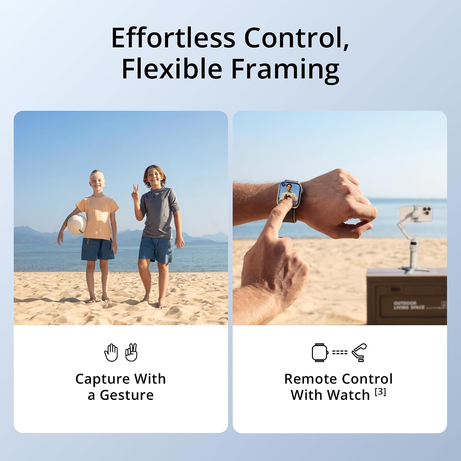 Osmo Mobile 7 Gimbal Stabilizer for iPhone & Android, 3-Axis Gimbal | Built-in Tripod, Ultra-Light, Comfortable Grip