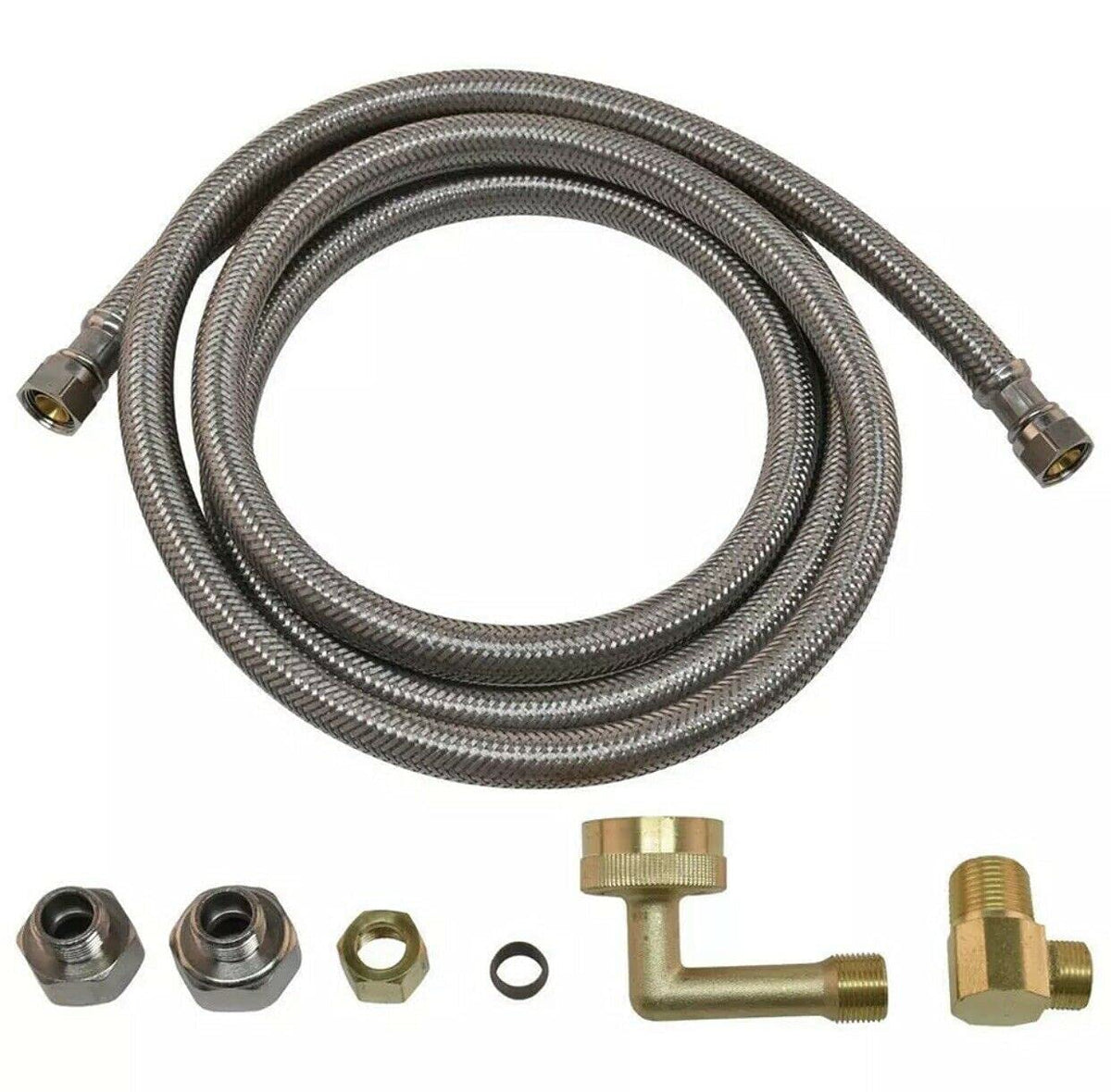 Stainless Steel Dishwasher Installation Kit for Everbilt