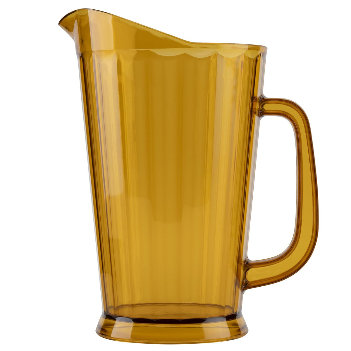 G.E.T. 60 oz Amber Plastic Pitcher with Handle