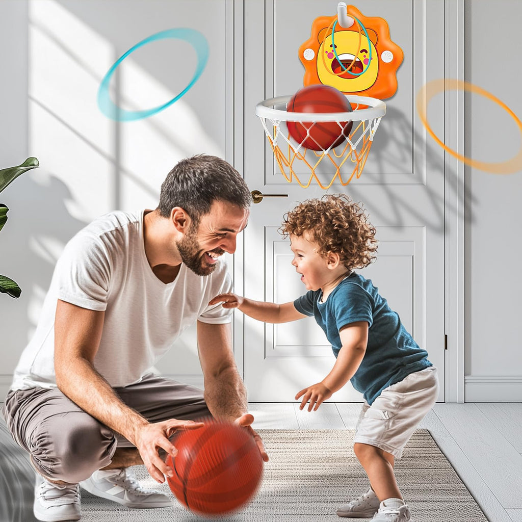 Toddler Kids Basketball Hoop Indoor Toys,Scoreboard Portable Design Adjustable Height,Christmas Birthday Baby Toddler