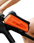 Bicycle Bag Front Beam Mount Hardshell & Versatile 2L Capacity Water-Resistant Sun-Shielded Shockproof
