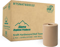 Sierra Hygiene 1-Ply Natural Hardwound Paper Towels, 8"x600', 12 Rolls, USA