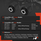 A-Premium 2 x Rear Outer Rearward Lower Control Arm Bushing Kit