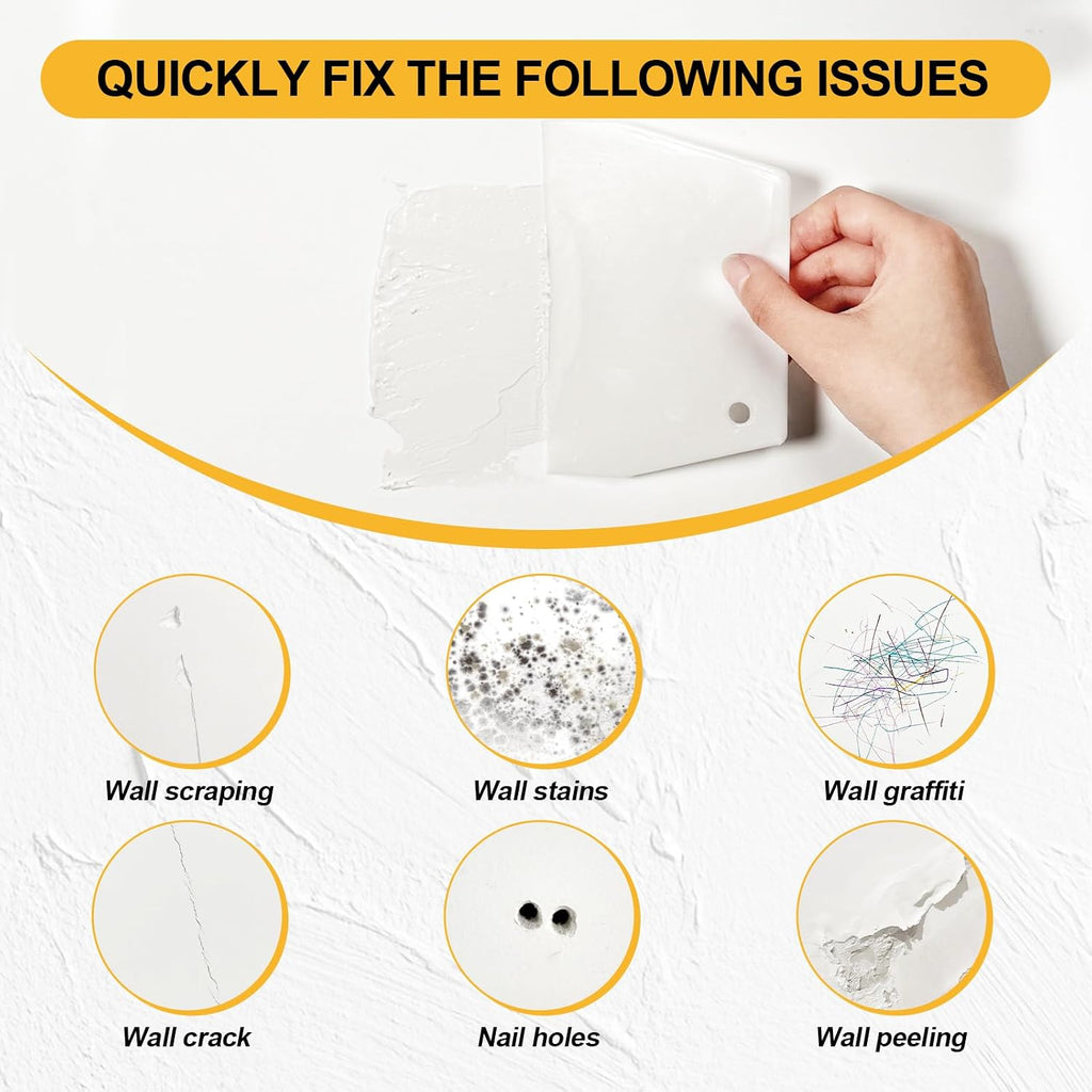 Drywall Repair Kit 12.2 Oz Wall Patch Repair Kit Wall Mending Agent | Spackle Wall Repair with Wall Patches/Sanding