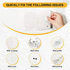 Drywall Repair Kit 12.2 Oz Wall Patch Repair Kit Wall Mending Agent | Spackle Wall Repair with Wall Patches/Sanding