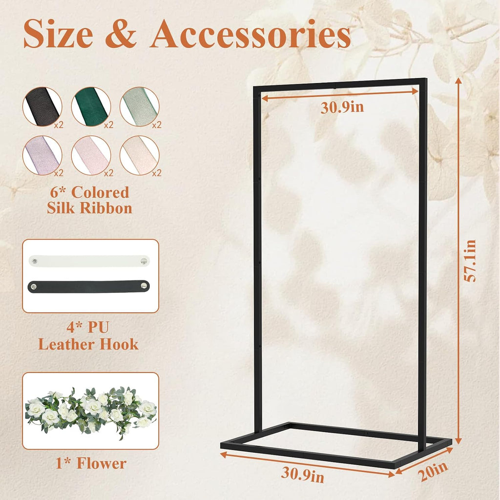 Wedding Sign Holder for Welcome Signs and Seating Charts,Black