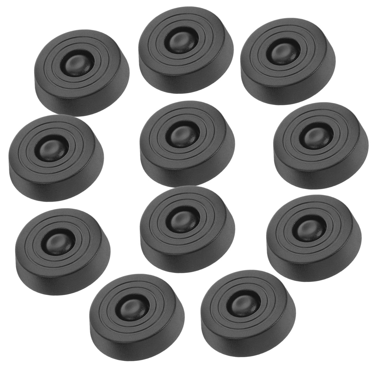 12pcs Rubber Vacuum Cleaner Replacement Wheels for 10mm Hole