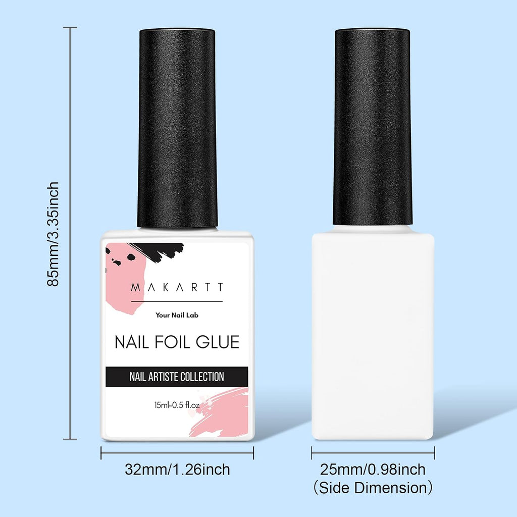 Nail Foil Glue Transfer Gel for Nail Art Stickers 15ML