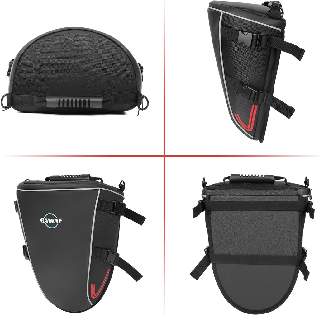 Motorcycle Tail Bag, Upgrade 15L Waterproof Sports Motorbike Rear Seat Bag with Shoulder Strap, Motorcycle Tank Bag