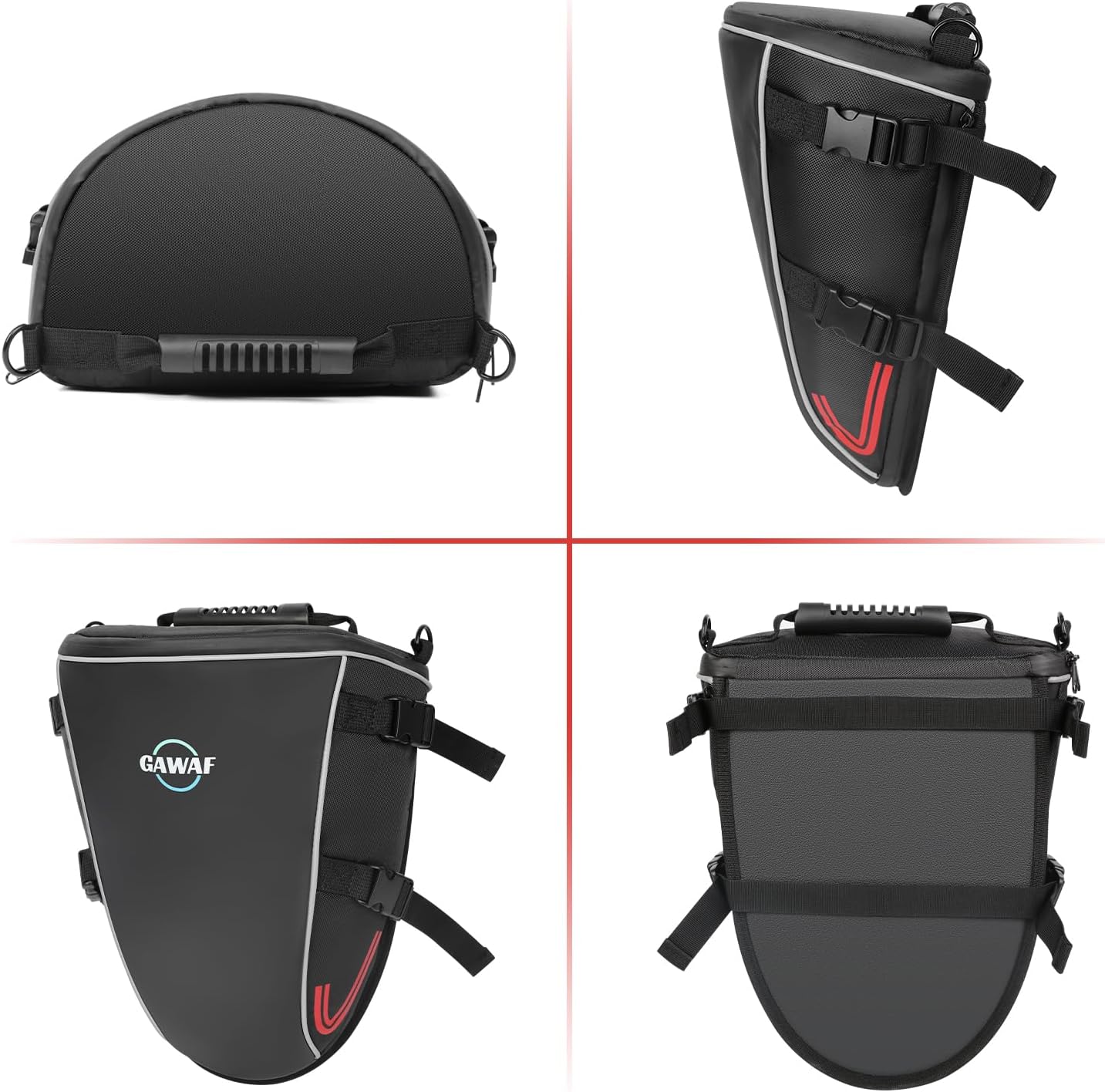 Motorcycle Tail Bag, Upgrade 15L Waterproof Sports Motorbike Rear Seat Bag with Shoulder Strap, Motorcycle Tank Bag