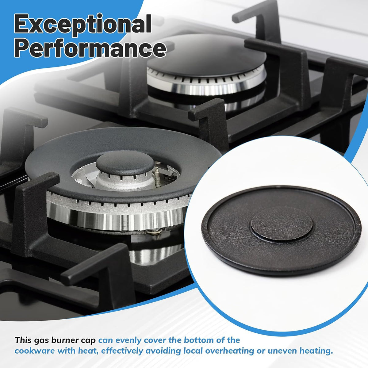 Range Surface Burner Cap Replace for 5304508441