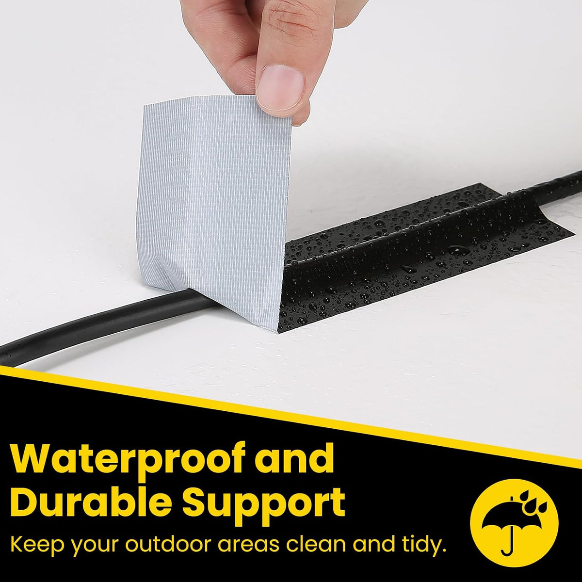 Heavy Duty Duct Tape 2" x 30Yd Waterproof Cloth Tape 1 Roll Black