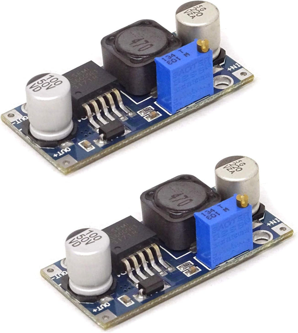 Honbay 2PCS DC-DC Step-up Module XL6009 DC to DC Input 3V-32V to Output 5V-35V Boost Converter Module