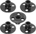 M METERXITY 5-Pack M10x17mm T-Nuts Zinc Plated Carbon Steel Tee Nut Black