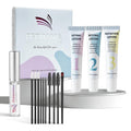 Brow Lamination Kit, Tube Design Instant Perm for Fuller & Thicker Eyebrows Salon Result lasts 4 weeks (with Liquid