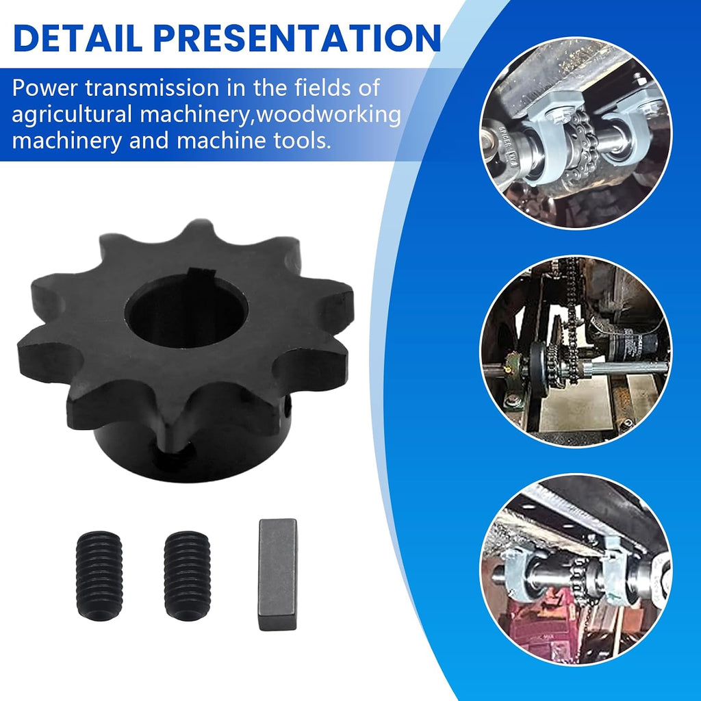 #50 Roller Chain Sprocket Type B 3/4 inch Bore 10 Tooth 50BS10