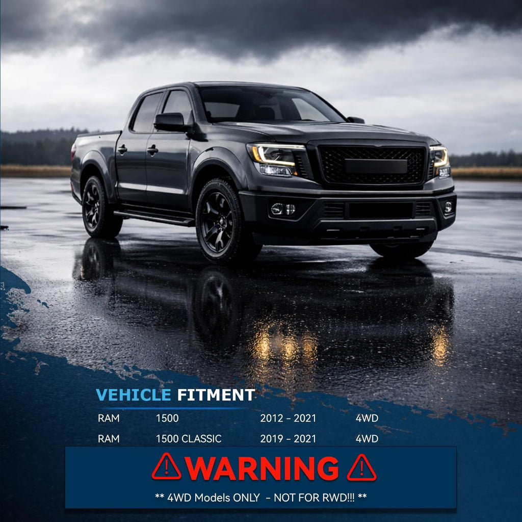 Detroit Axle - 4WD 2 Front CV Axles for 2012-2021 Ram 1500