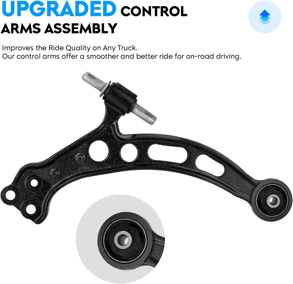 Front Lower Control Arm for Toyota Camry 92-01, Toyota Avalon 95-97, Lexus ES300 99-01, Lexus RX300 99-03, Right & Left Side Front End Kit K640191 K640192
