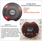 Restaurant Wireless Calling System 40 Coaster Pagers+1Caller