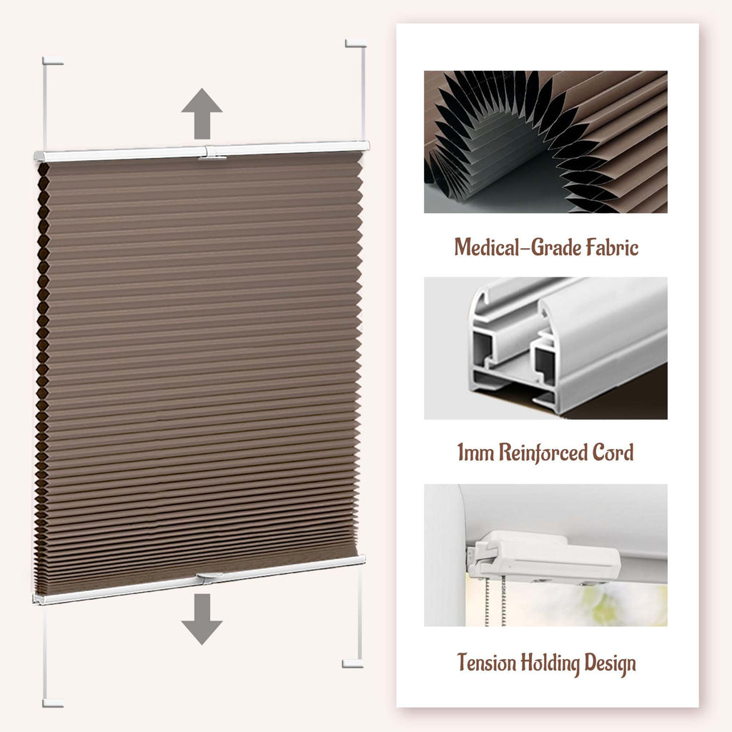 Top Down Bottom Up Cellular Skylight Shades for Ceiling & Door & Window