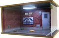 1/18 Scale Model Car Display Case - 1:18 Car Garage Display Case with Clear Acrylic Cover and LED Lighting for