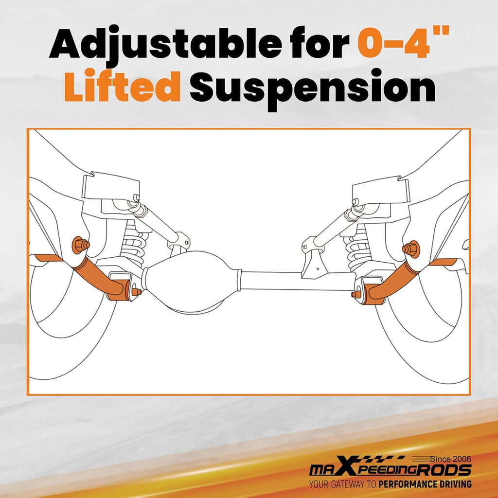 maXpeedingrods Adjustable Lower Control Arm for Wrangler TJ Cherokee XJ ZJ
