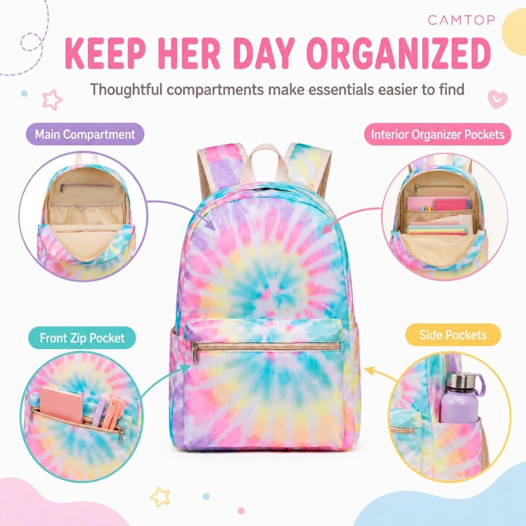 Backpack for Girls Boys Kids School Backpack with Lunch Box Preschool Kindergarten BookBag Set