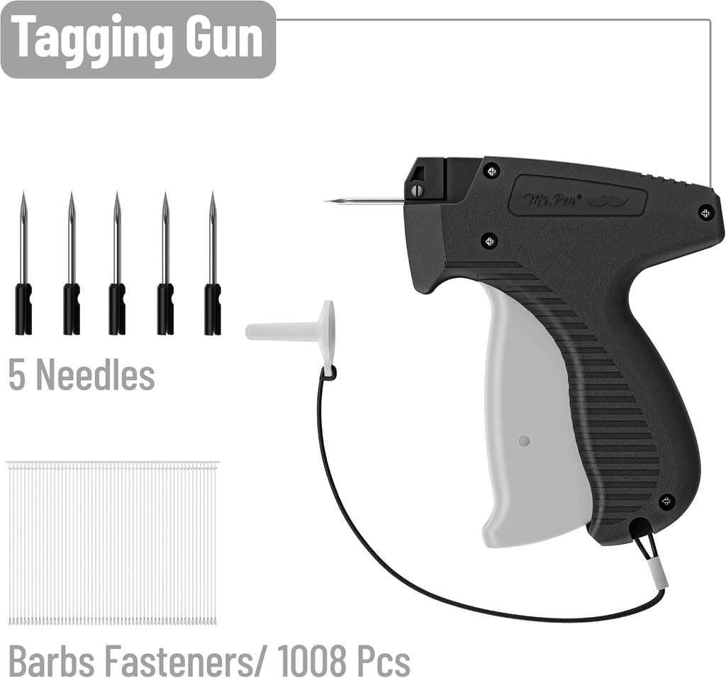 Price Tagging Gun, Hangtag Attacher with 1008 Barbs