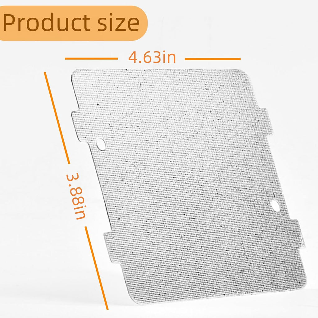 WB39X10034 Microwave waveguide Cover is Suitable for GE Microwave waveguide Cover Replacement, 3-7/8x4-1/4 inches