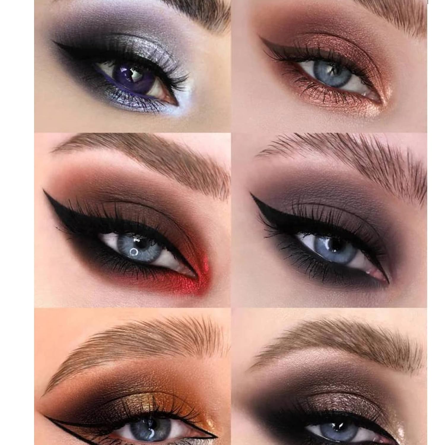 12 Colors Makeup Smoky Eyeshadow Palette Natural Nude Matte Shimmer Glitter Pigment Eye Shadow Pallete Set Black Eye