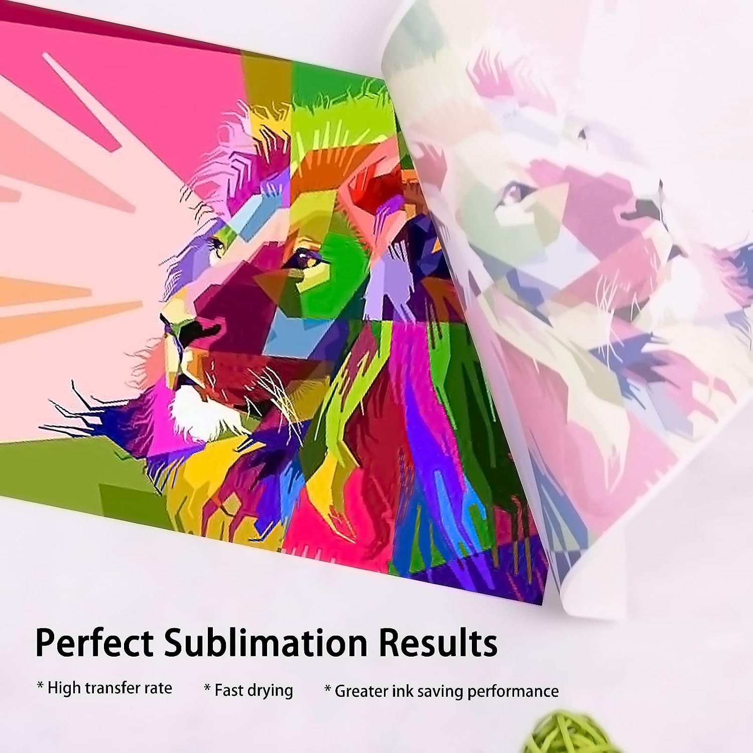 Sublimation Paper for T-Shirts & Mug,150 Sheets 120g 8.5x11 Inch A4 | Smooth Jam-Free & Instant Dry:High Transfer