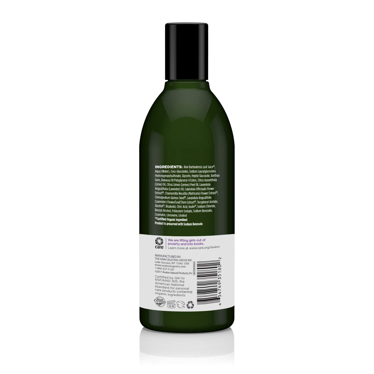 Bath & Shower Gel, Nourishing Lavender, 12 Oz