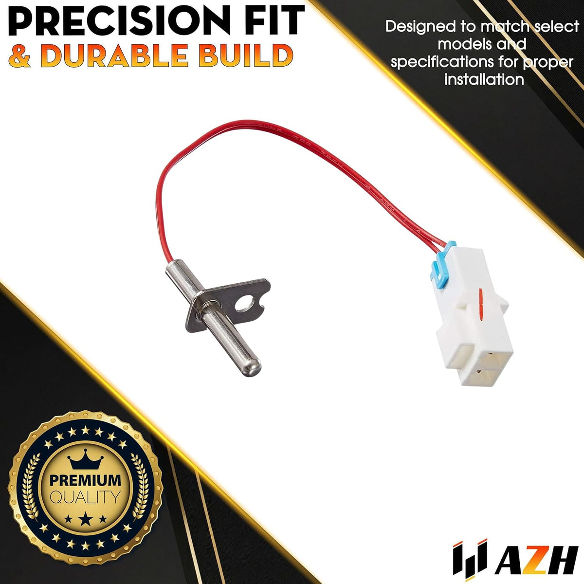 Thermistor Replacement For LG DLE5977WM DLE6942W DLE6977S DLE6977W DLE7000W DLE7050V DLE7060VE DLE7060WE DLE7100W DLE7177RM DLE7177SM Dryer