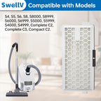 SwellV 3 Pack SF-HA 50 Replacement Filter Compatible with Miele AirClean