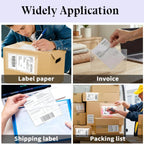 7.5" x 5.5"Clear Shipping Label Sleeves, Self-Adhesive Packing Slip Pouches, Top Loading Packing List Envelopes for