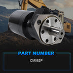 CM082P Hydraulic Motor 0.25" Shaft Keyway 1" Cast Iron High Torque