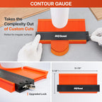 45-Piece Laminate Flooring Tools, Heavy Pull Bar, Solid Tapping Block with Handle, 40 Spacers, 33mm Double-Faced