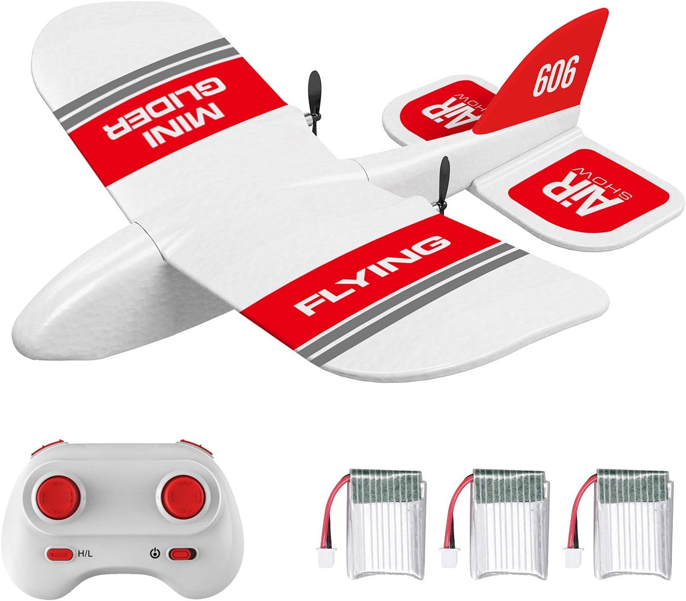 KF606 RC Plane, 2.4Ghz Remote Control Airplane, EPP Foam Fixed Wing Plane, RTF Ready to Fly Gliding Aircraft Model