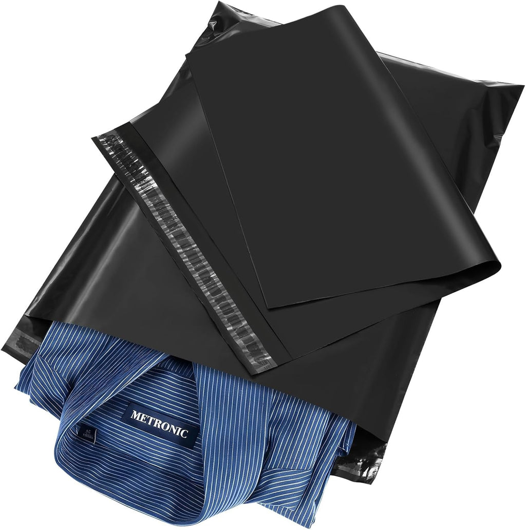 Poly Mailers 12x15.5 100pack Plastic Shipping Bags Envelopes Black