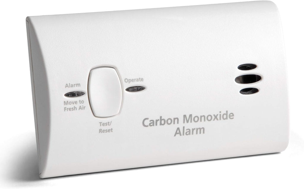 Carbon Monoxide Detector, AA Battery Powered, Portable for Travel or Home, 85 dB Alarm, LED Status Indicators, 3rd