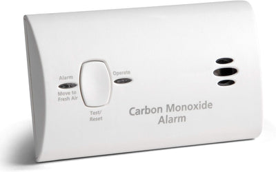 Carbon Monoxide Detector, AA Battery Powered, Portable for Travel or Home, 85 dB Alarm, LED Status Indicators, 3rd
