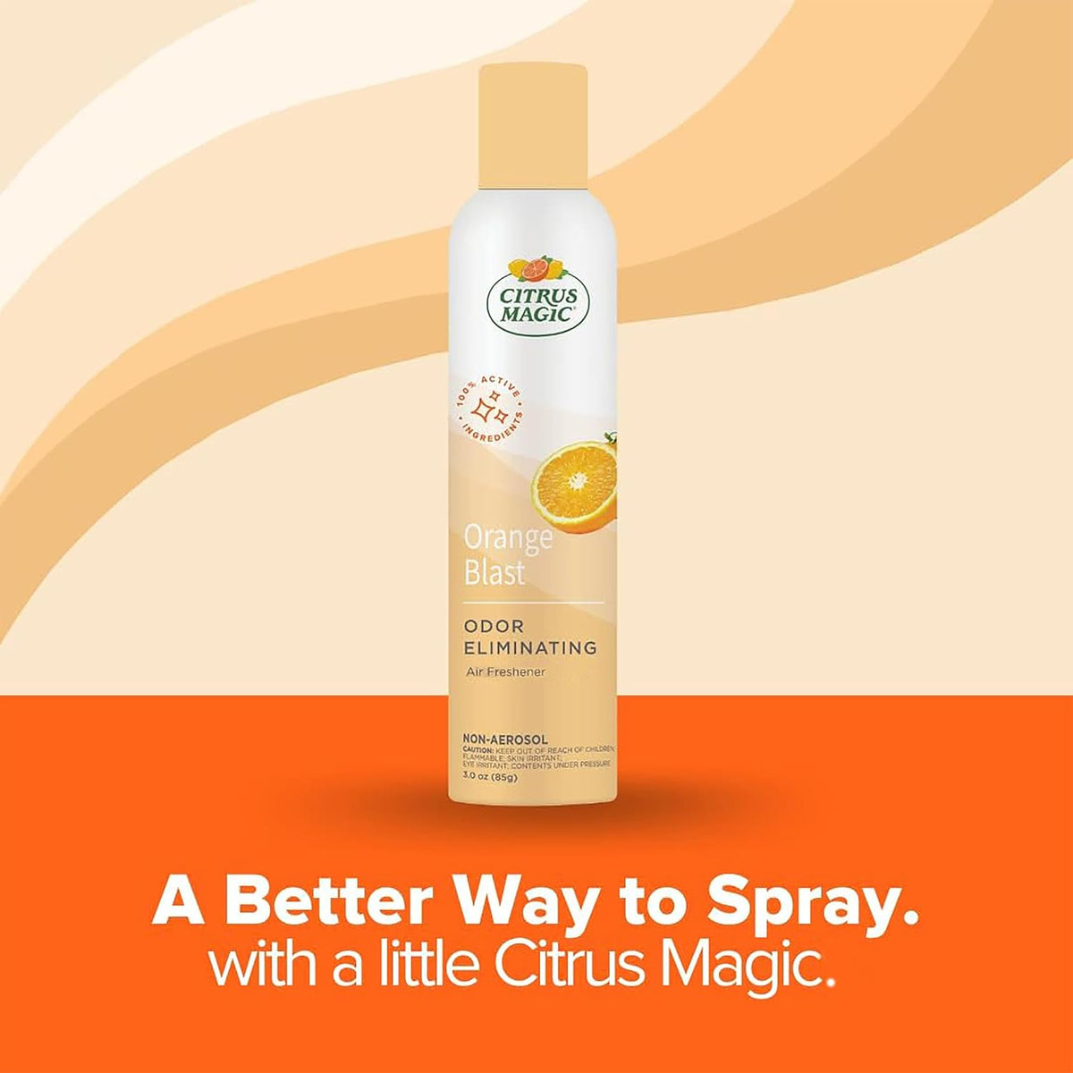 Air Freshener Spray, Orange Blast, 3 Ounce, Pack of 3