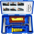 Tire Repair Kit with Plugs, Tire Plug Kit Heavy Duty Professional for Car, ATV, Motorcycle, Truck, Flat Tire
