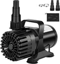 1800 GPH Pond Pump, 100W for Fish Ponds, Fountains & Waterfalls