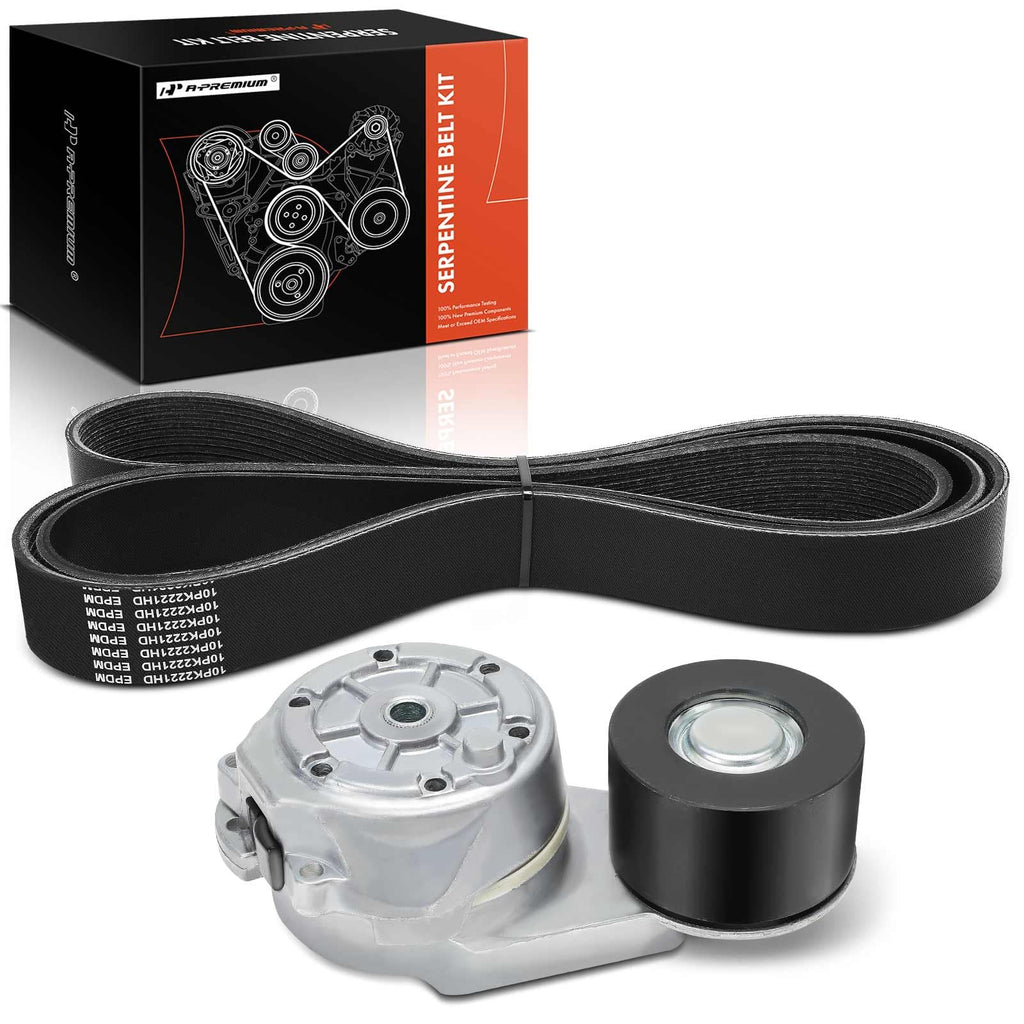 A-Premium Engine Serpentine Belt Drive Kit Compatible with Freight