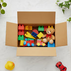 Shipping Boxes 7x5x3 Set of 25, White Corrugated Cardboard Box for Mailing Business Packaging
