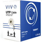 VIVO 1,000ft Bulk Cat5e Ethernet Cable Wire, Gray