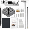 Watch Link Removal Tool Kit, Watch Band Adjustment & Resizing Tool with Double-Head Hammer,Metal Watch Band Link